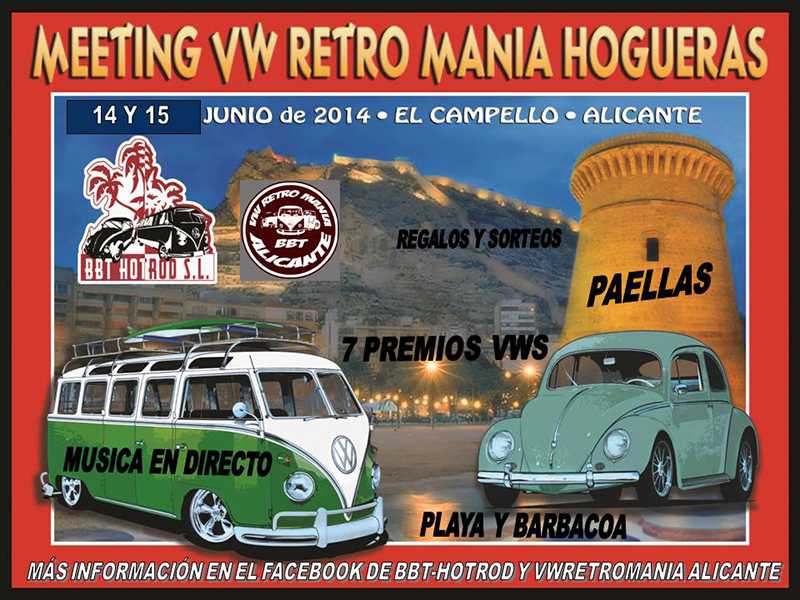 VW Retro Mania Hogueras